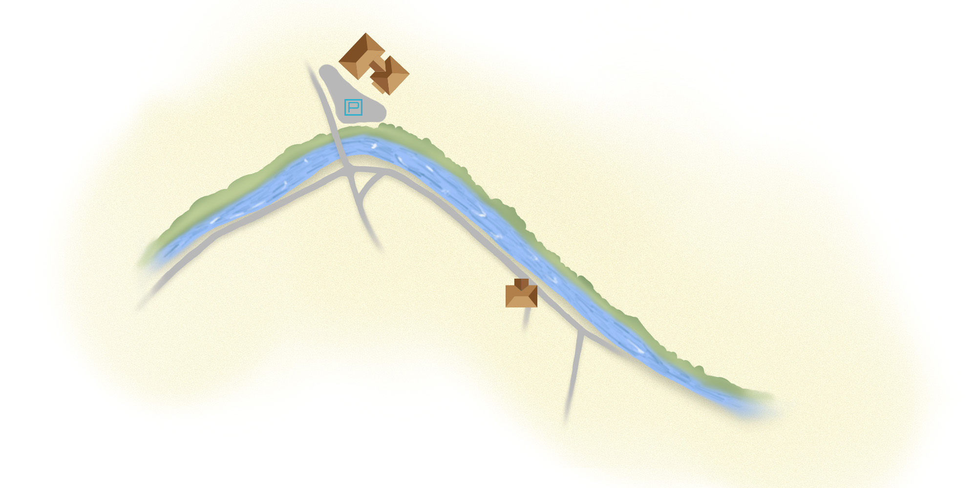 Die Befahrung der Strecke im Abschnitt der Wildwasserarena ist für geübte Wildwassersportler kostenlos.